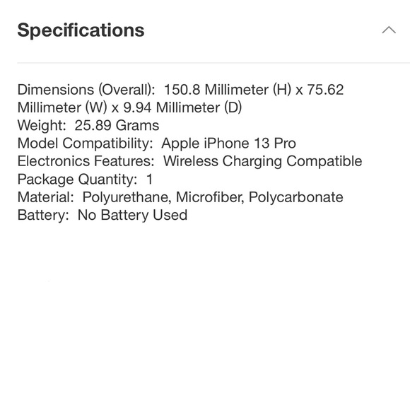 iPhone 13 Pro Case (new with tags) - Picture 6 of 6